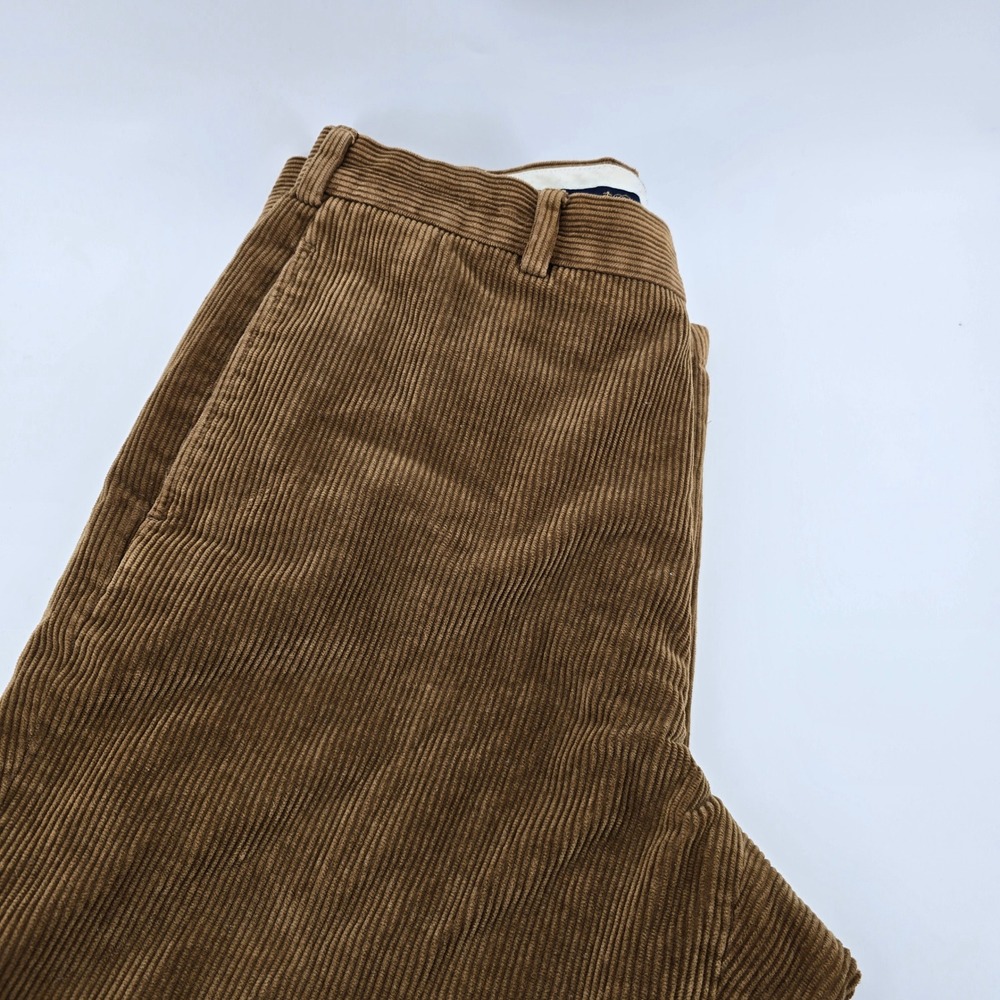 Brooks‎ Brothers Hudson Corduroy Pants Mens Wide Wale Brown 36x30